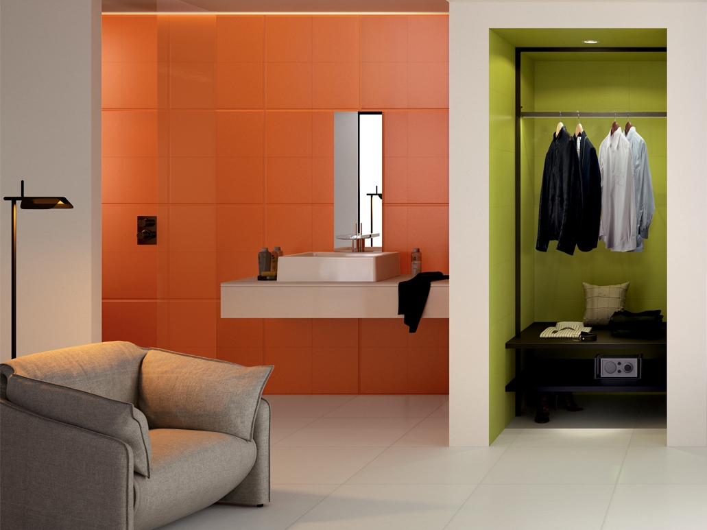 Carrelage mur salle de bain design by Phillipe S+ark